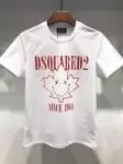 dsquared2 short sleeve t-shirt fit smile white